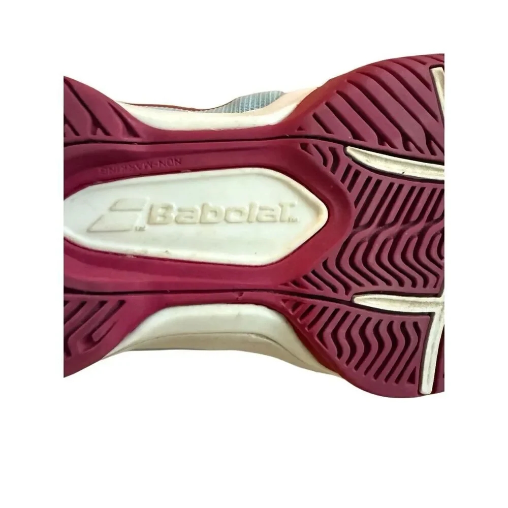 Babolat‎ SFX3 All Court Clearwater/Cherry Tennis Shoes Women's Sz 6.5